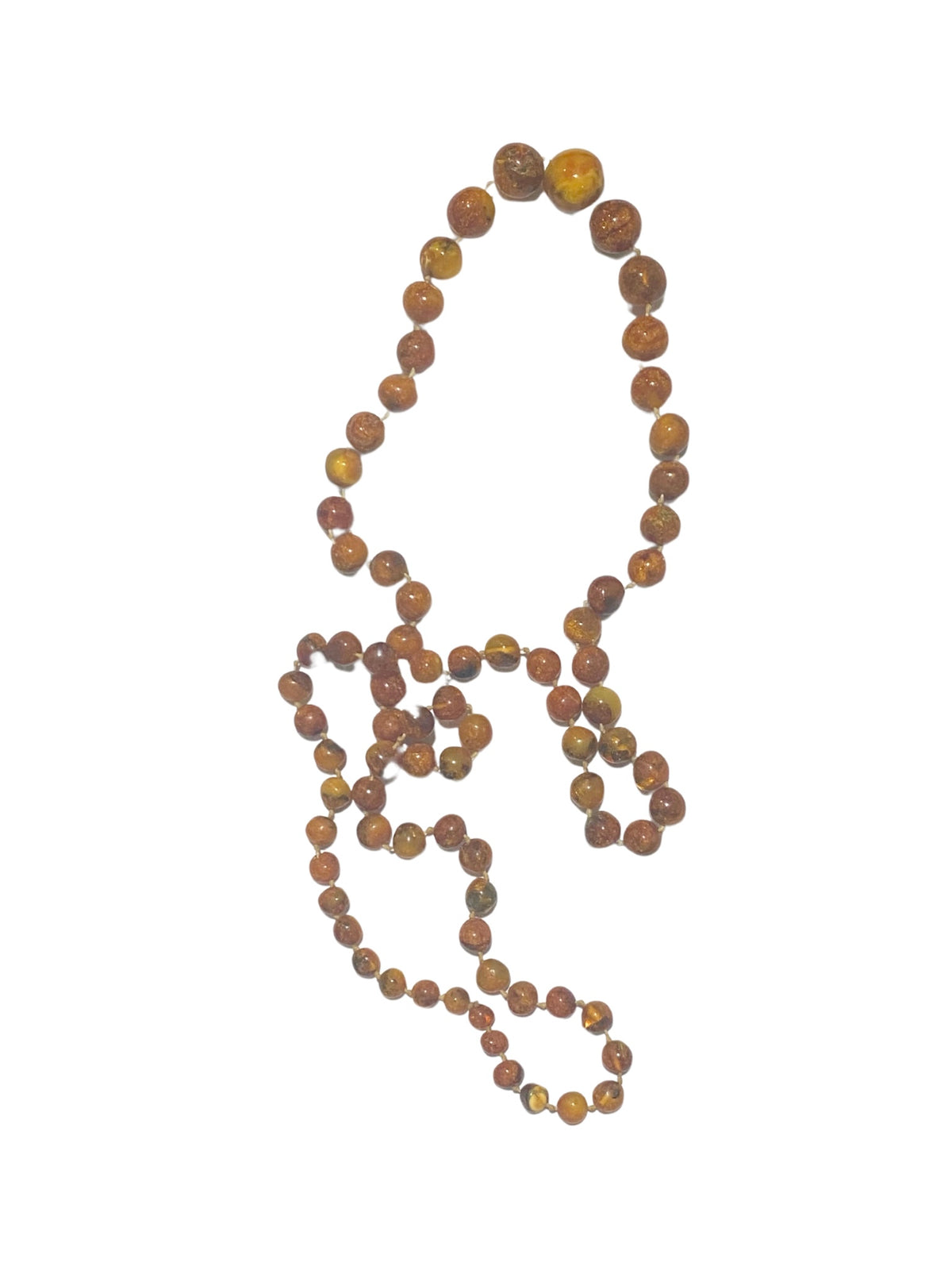 Art Deco Baltic Amber Beaded Necklace