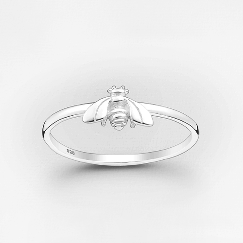 Sterling Silver Bumble Bee Ring