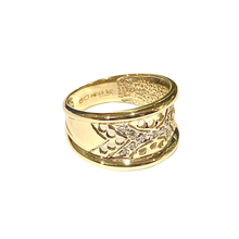 Yellow Gold Diamond Set Band Ring