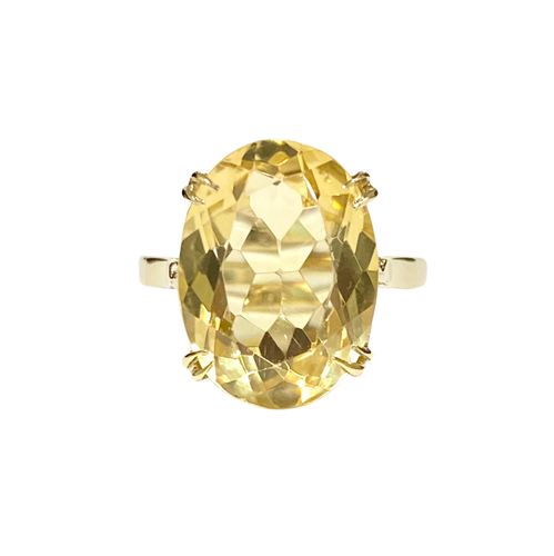 9ct Yellow Gold Citrine Ring