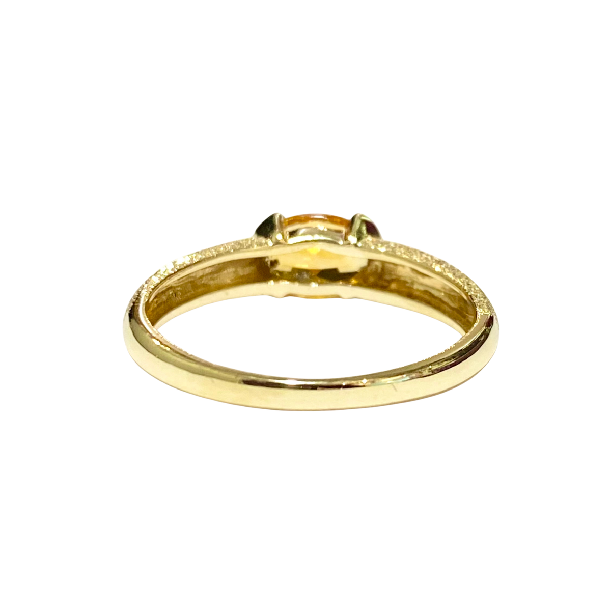 9ct Yellow Gold Oval Citrine Ring