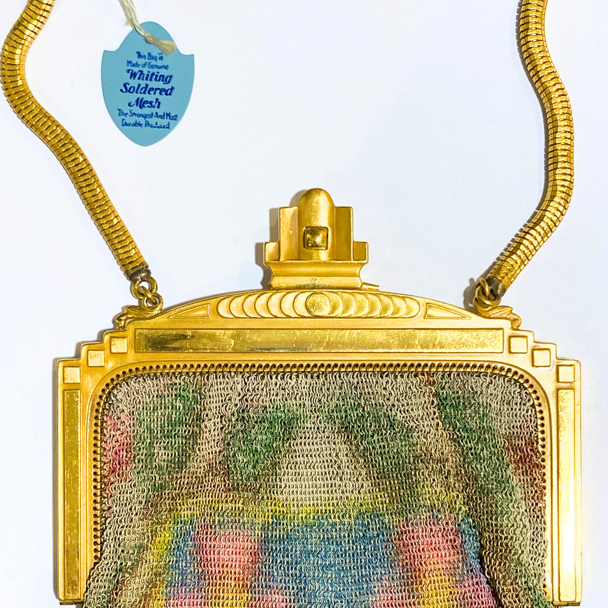Original Antique ‘Whiting & Davis’ Soldered Mesh Purse