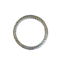 9ct White Gold Ruby and Diamond Eternity Band
