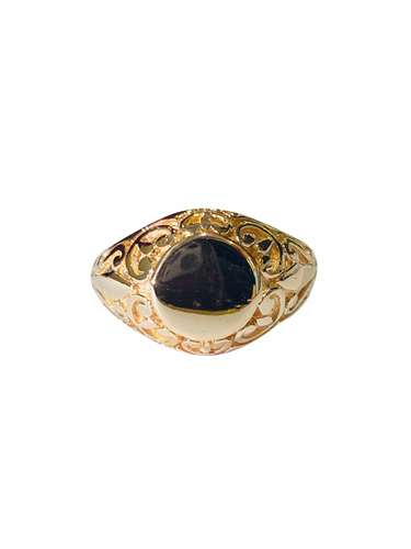 9ct Rose Gold Signet Ring – Timeless Heritage Personal Emblem