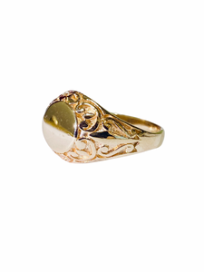 9ct Rose Gold Signet Ring – Timeless Heritage Personal Emblem