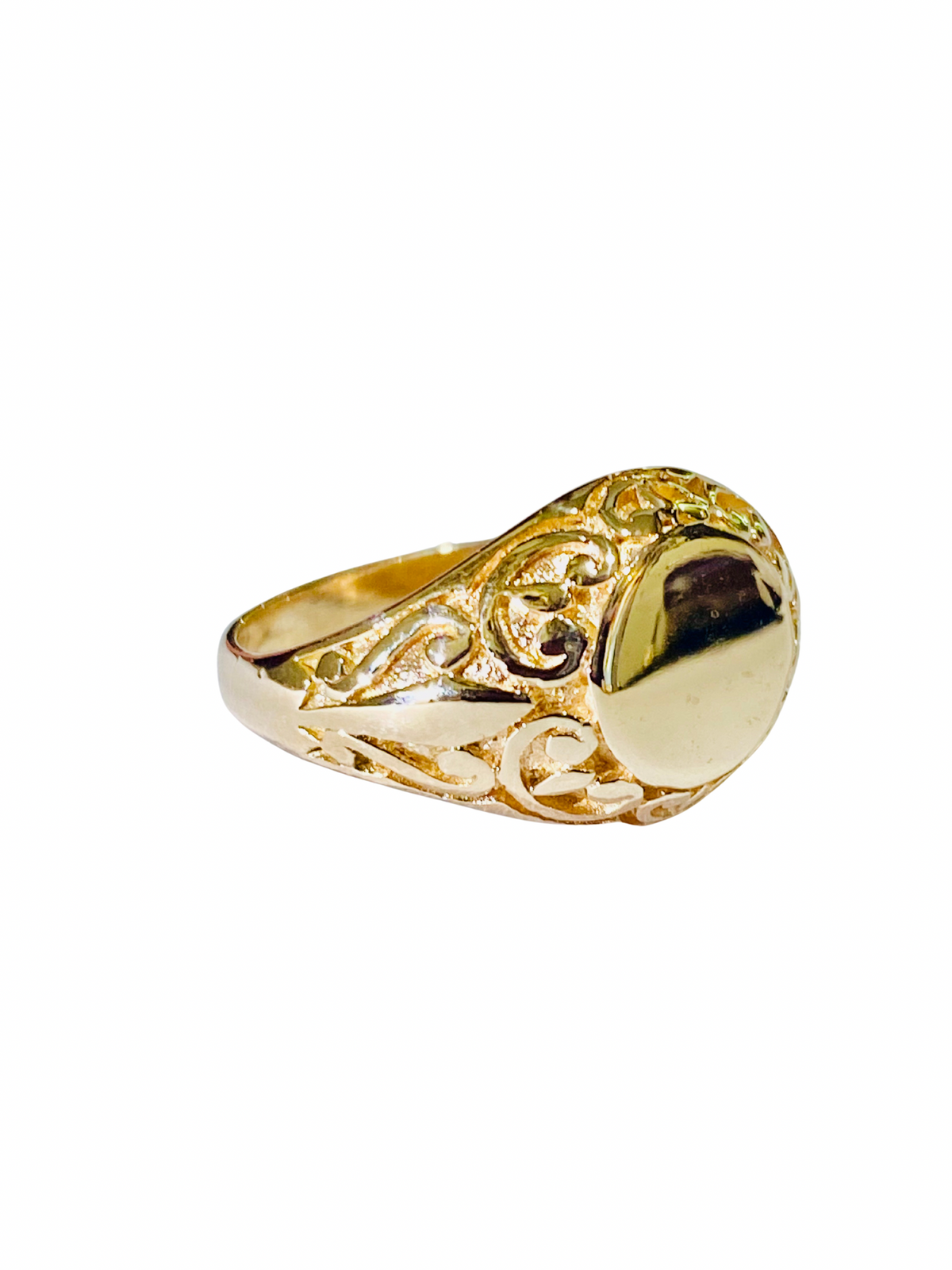 9ct Rose Gold Signet Ring – Timeless Heritage Personal Emblem