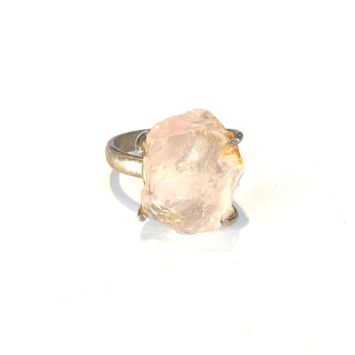 Sterling Silver Morganite Ring