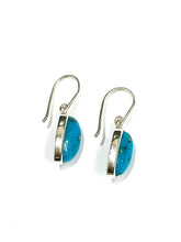 Turquoise Sterling Silver Drop Earrings