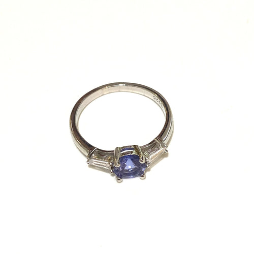 Sterling Silver Tanzanite Ring