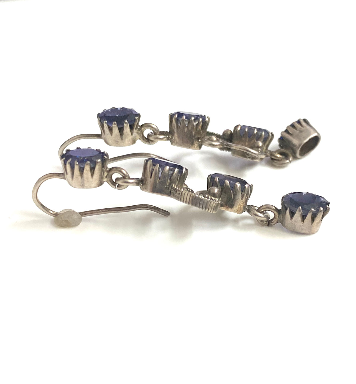 Sterling Silver Kyanite Drop Earrings
