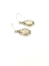 Sterling Silver Moonstone Hook Drop Earrings
