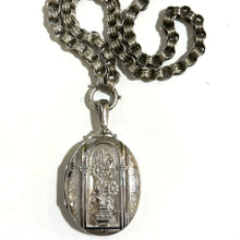 Antique Sterling Silver Chain and Locket