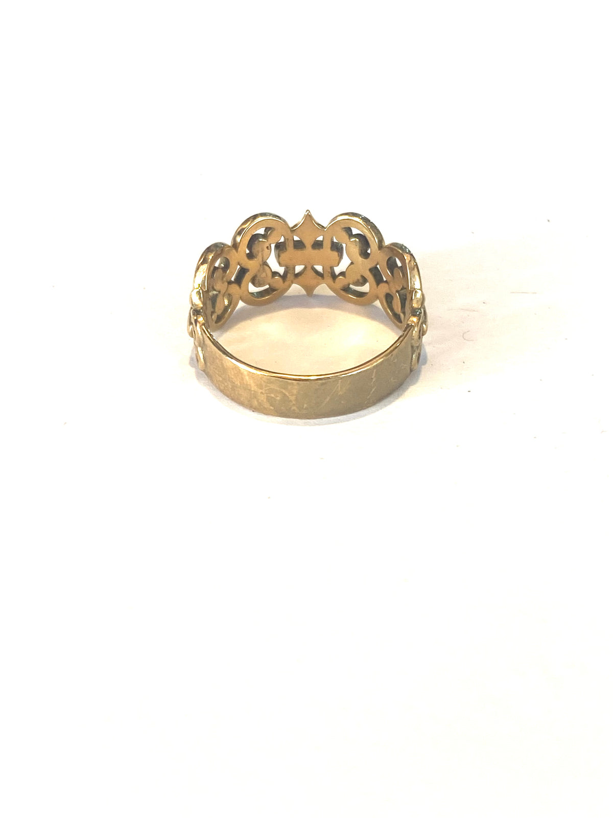 9ct Gold Swirl Detail Ring