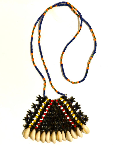 Seed and Shell Beaded Necklace