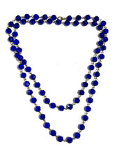 Bristol Blue Crystal Faceted Necklace