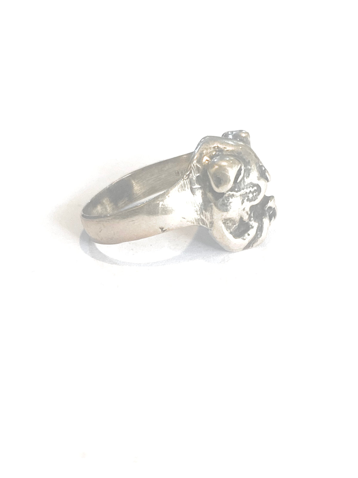 Sterling Silver Bulldog Ring