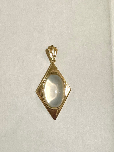 15ct Oval Cabochon Moonstone Pendant