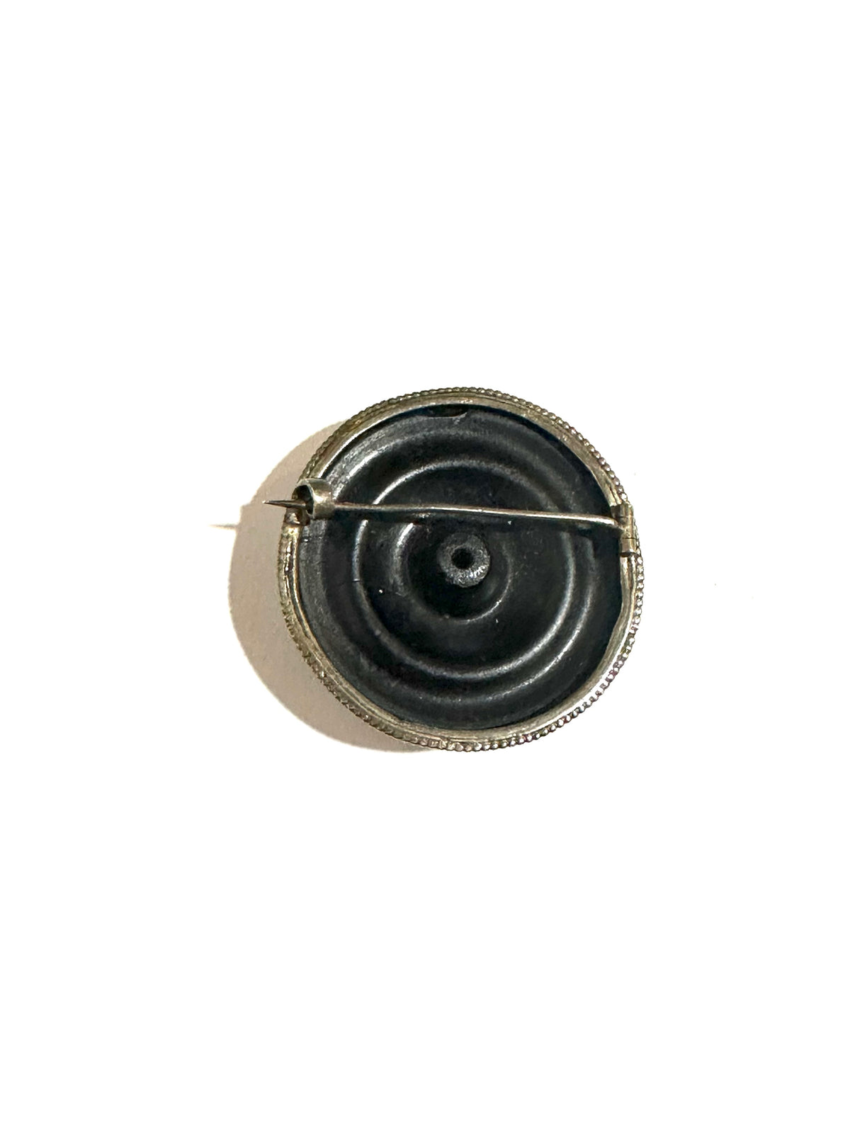 Sterling Silver Bakelite Brooch