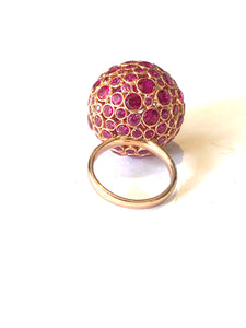 Sterling Silver Gold Plate Costume Ring