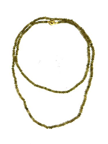 Malaysian Jade Faceted Necklace