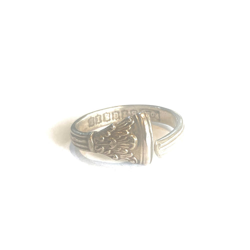 Sterling Silver Engraved Detail Ring