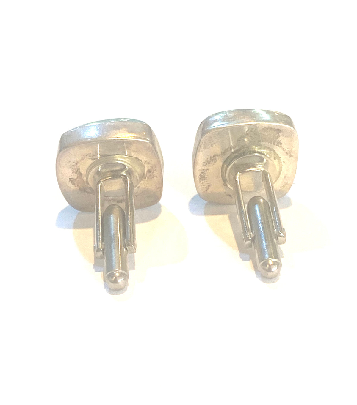 Sterling Silver and Amazonite Cufflinks