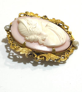 18ct Gold Conch Shell Cameo