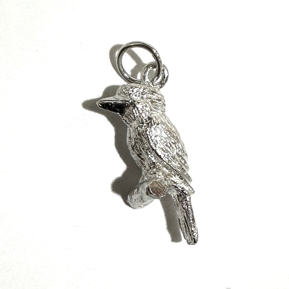 Large Sterling Silver Kookaburra Charm