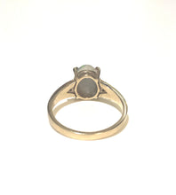 9ct Gold Diamond and Opal Ring