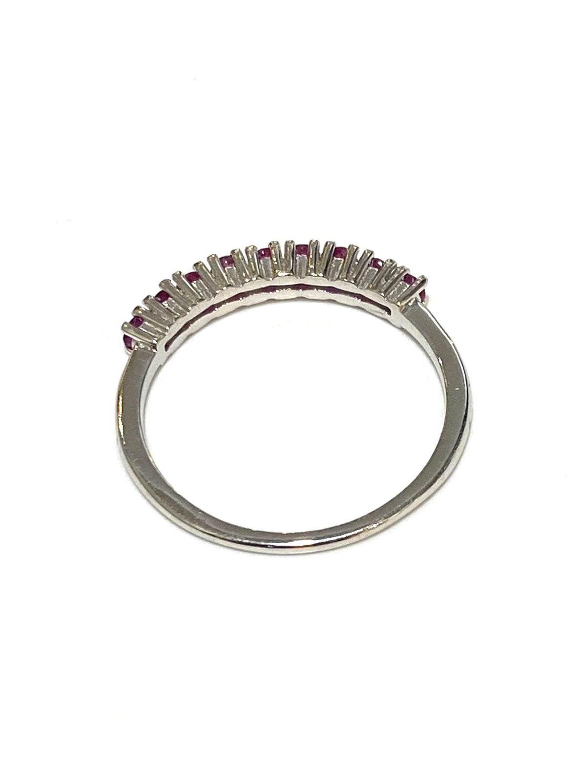 Ruby Sterling Silver Ring