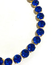 Blue Vintage Swarovski Crystal Necklace