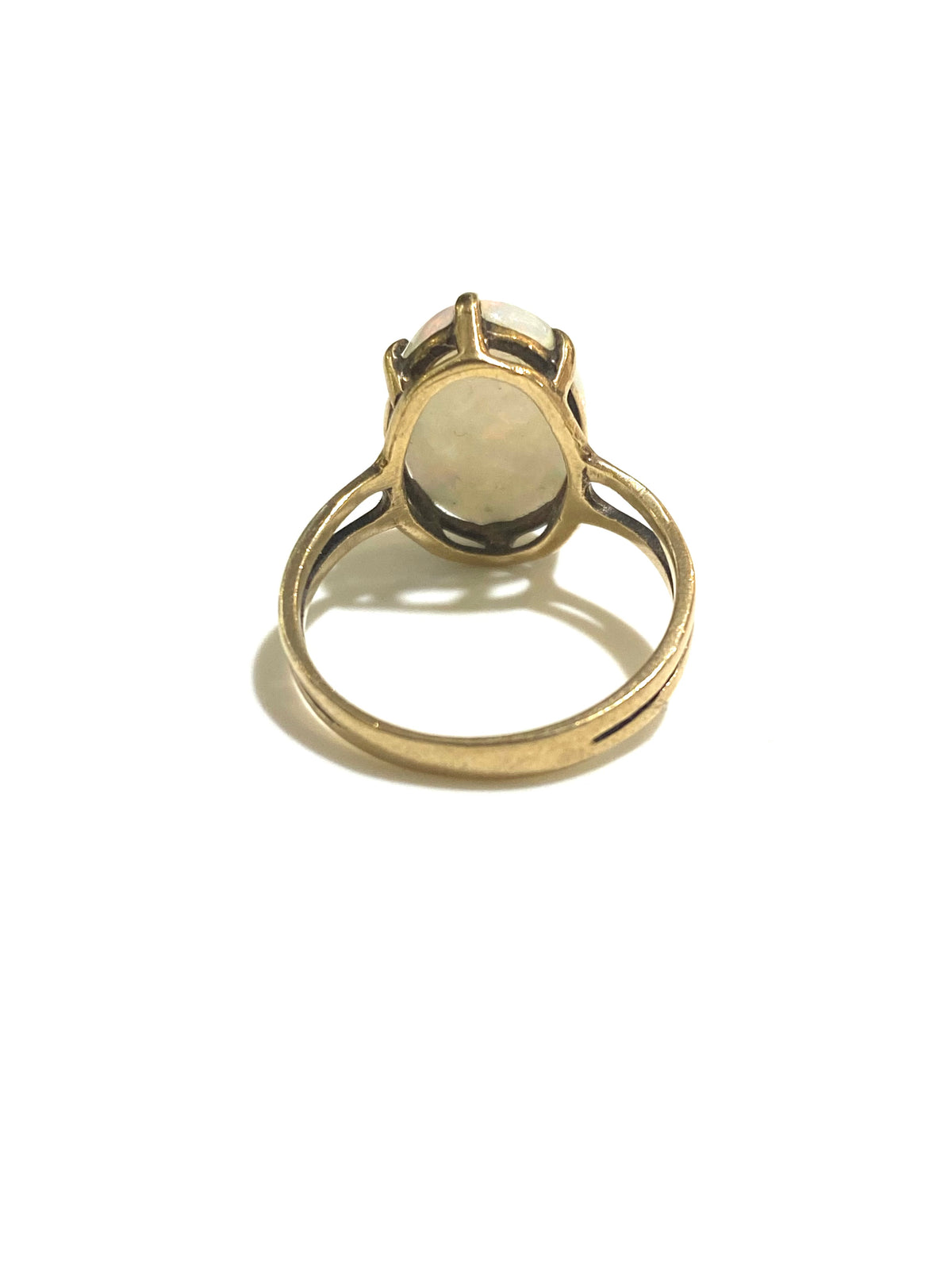 9ct Gold Oval Opal Ring