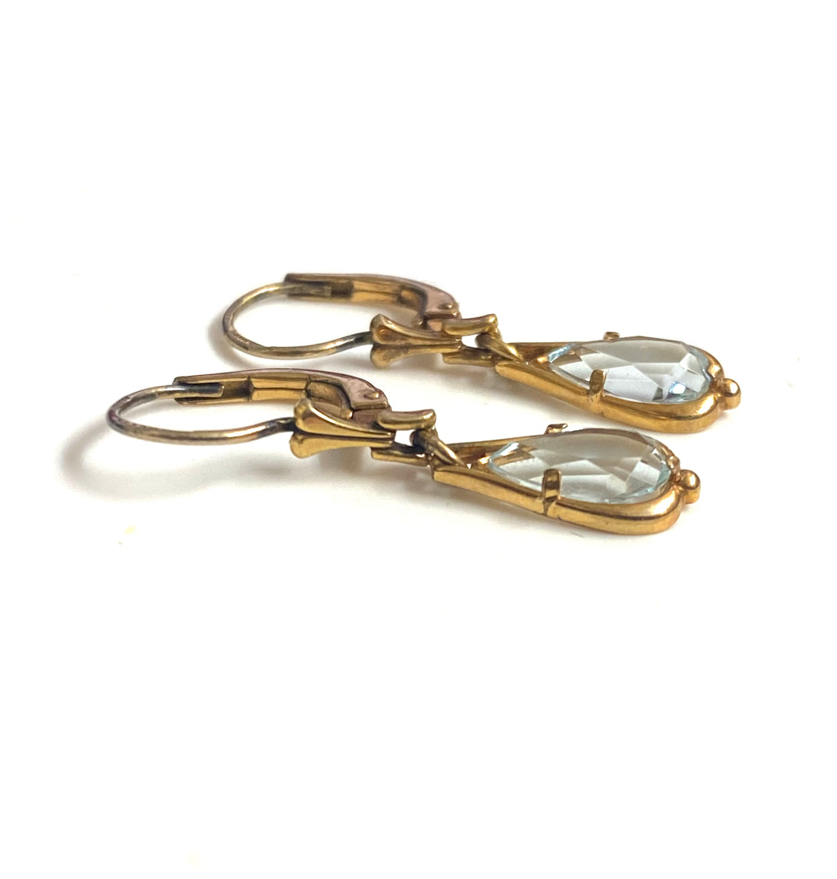 9ct Gold Aquamarine Earrings