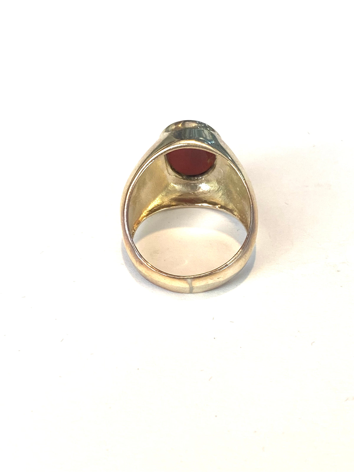Sterling Silver Carnelian Oval Ring