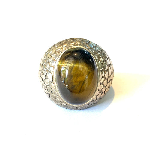 Sterling Silver Tiger's Eye Ring