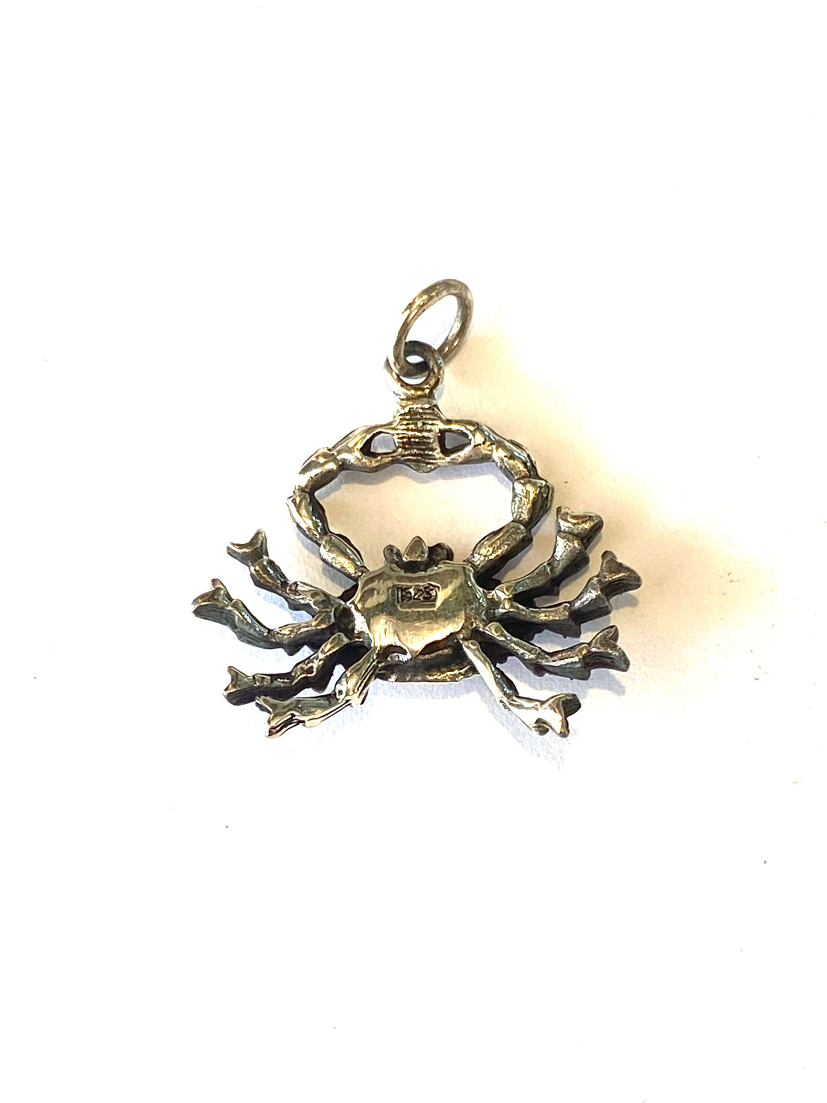 Sterling Silver Larger Crab Pendant
