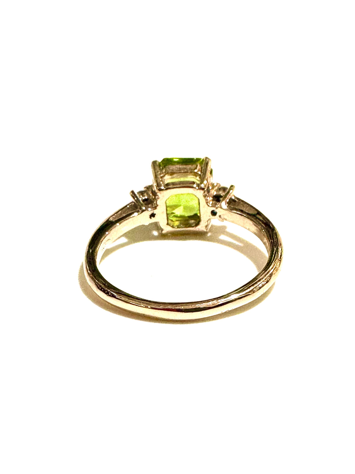 9ct Yellow Gold 3.05ct Peridot & Diamond Ring