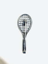 Sterling Silver Tennis Racket Brooch