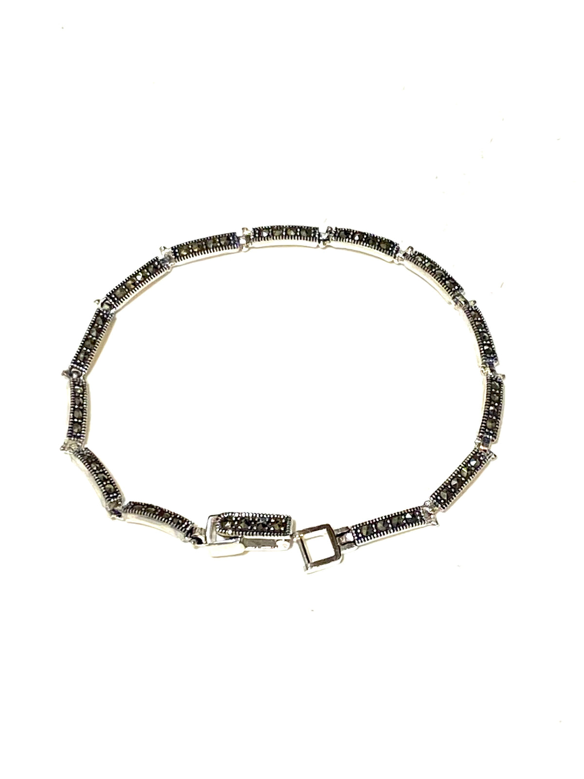 Fine Marcasite Sterling Silver Bracelet