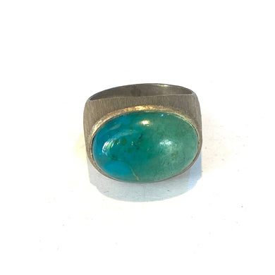 Sterling Silver Cabochon Turquoise Ring