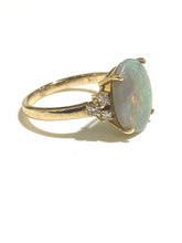 9ct Yellow Gold Solid 2.85ct Opal Ring
