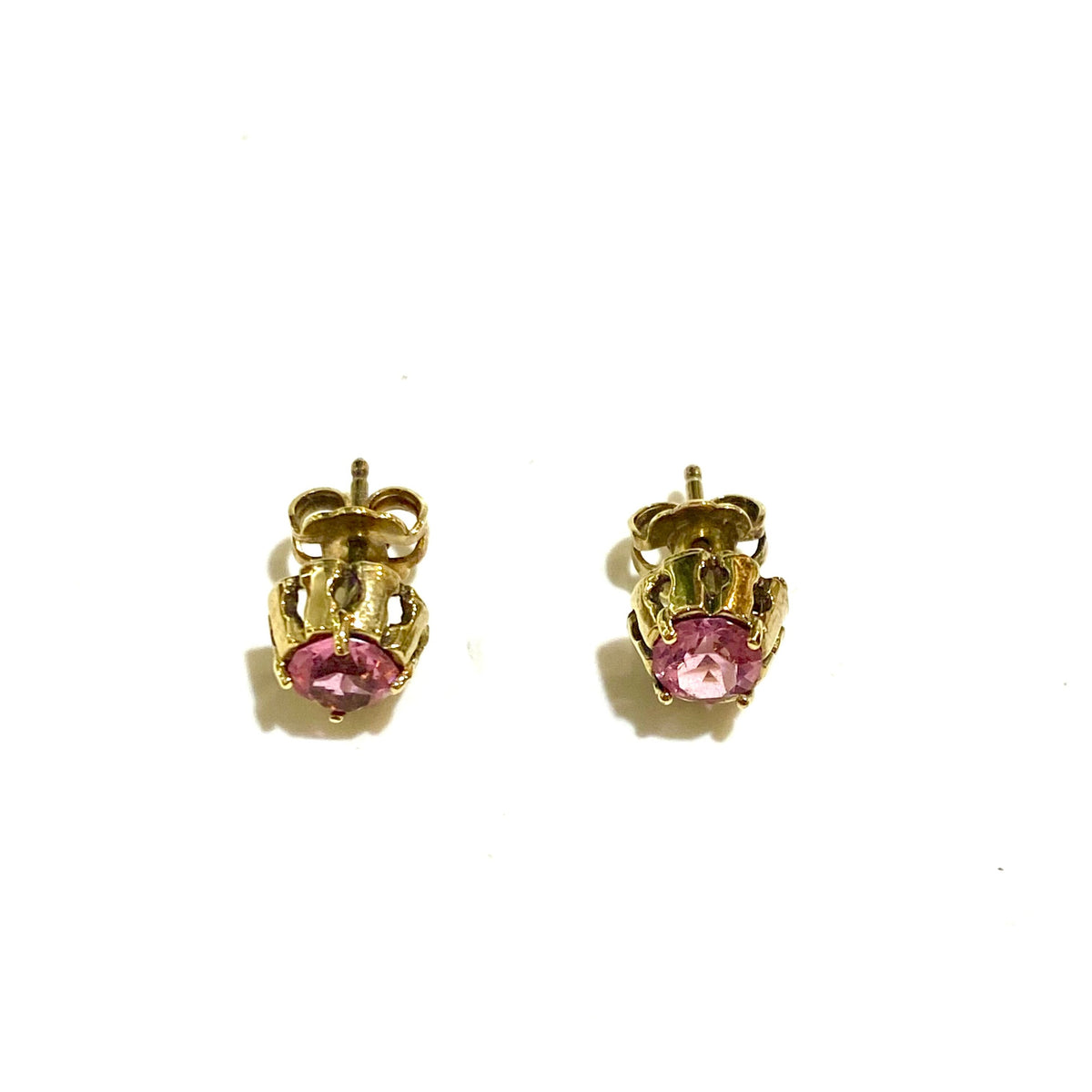 9ct Gold Paste Stud Earrings