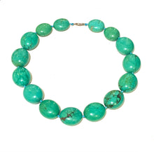 Large Green Turquoise Necklace