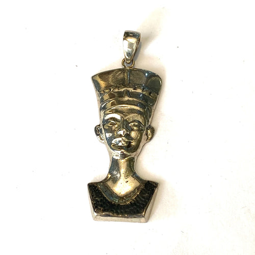 Sterling Silver Nefertiti Pendant