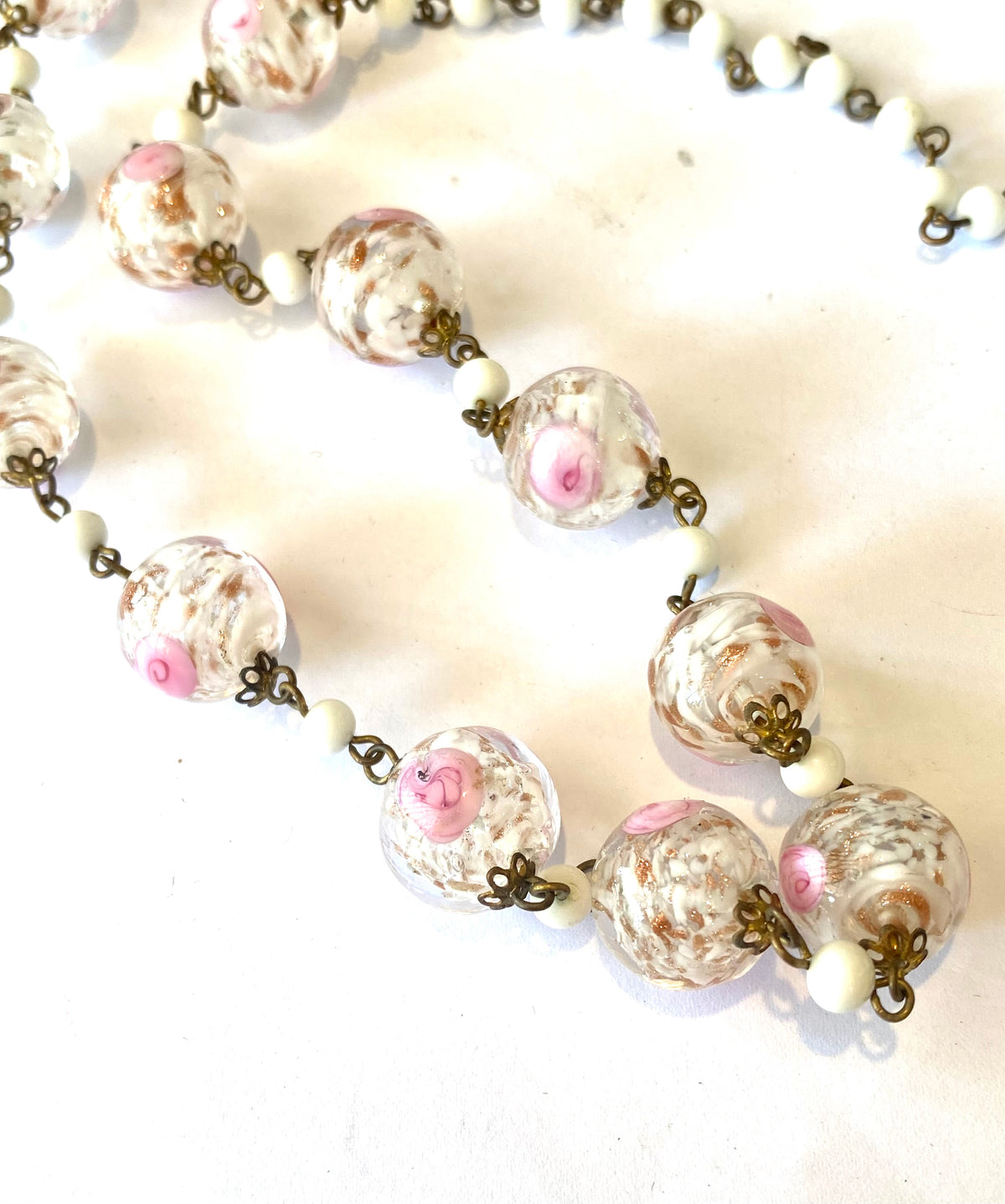 Wedding Cake Beaded Necklace