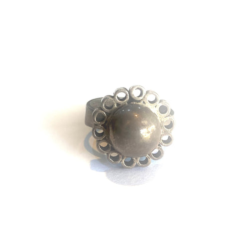 Sterling Silver Flower Ring