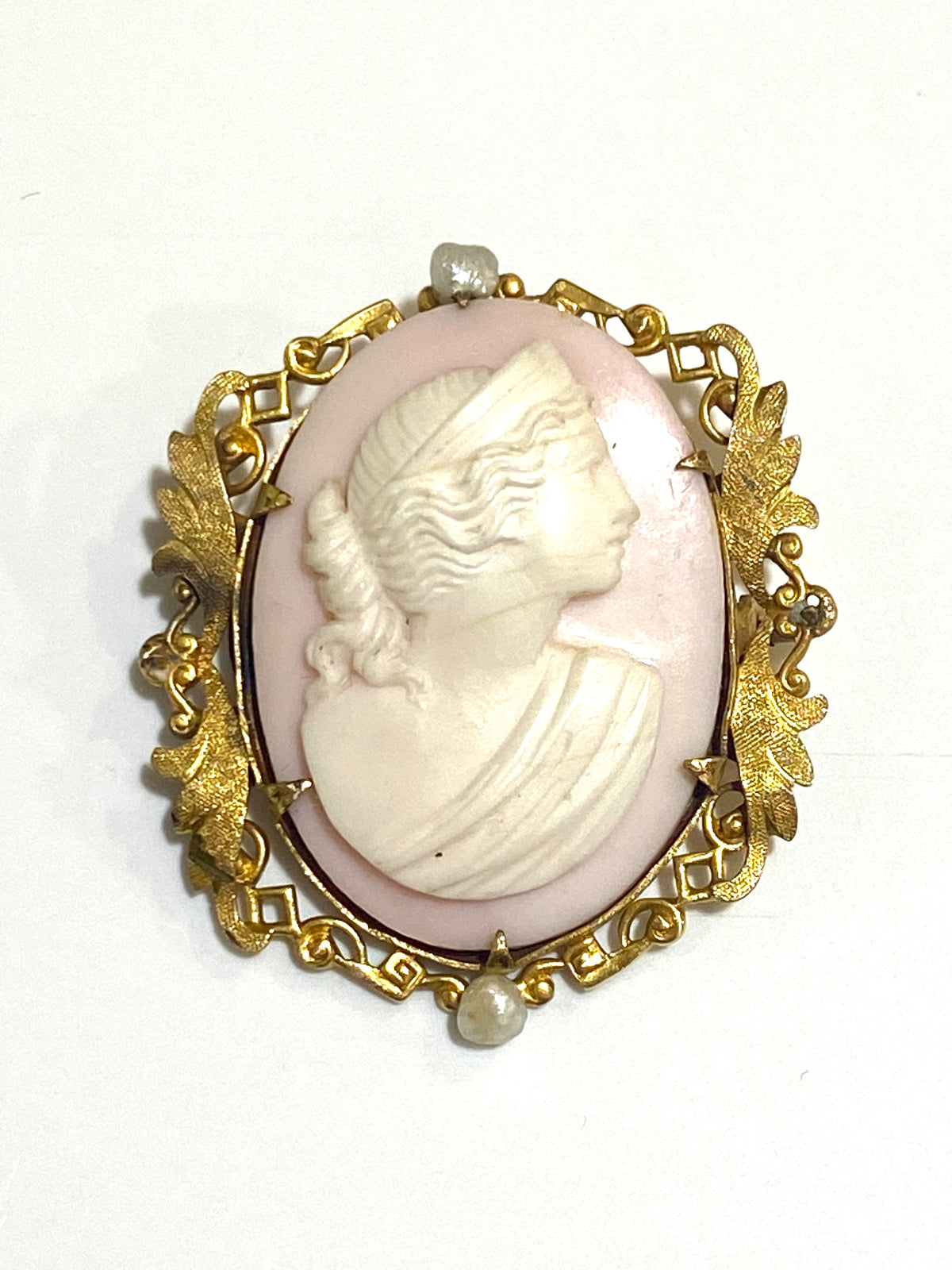 18ct Gold Conch Shell Cameo