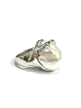 Baroque Pearl Sterling Silver Cocktail Ring