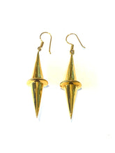 Brass Pointed Earrings