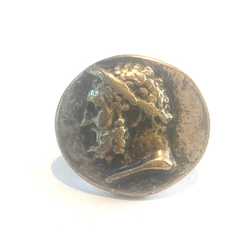 Rust & Bone Roman Coin Ring